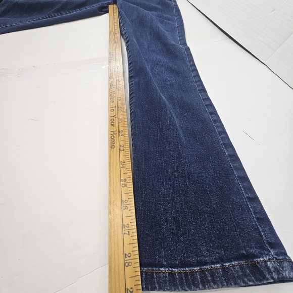 Lauren Ralph Lauren Dark Blue Straight Leg Jeans Sz 4 - Picture 7 of 13